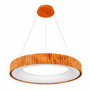Підвісний світильник з пультом D - 50 cm / D - 60 cm Led 74W / 90W Brown Wooden Forest 260531-100007938
