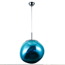 Підвісний світильник бірюзовий з плафоном органічної форми D-15 cm / 18 cm / 28 cm / 38 cm E27 Blue Melt Plazma 251231-100006826