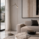 Торшер срібний H-151 cm Led 4,5W 3000K Chrome Cassey 260940-100008766