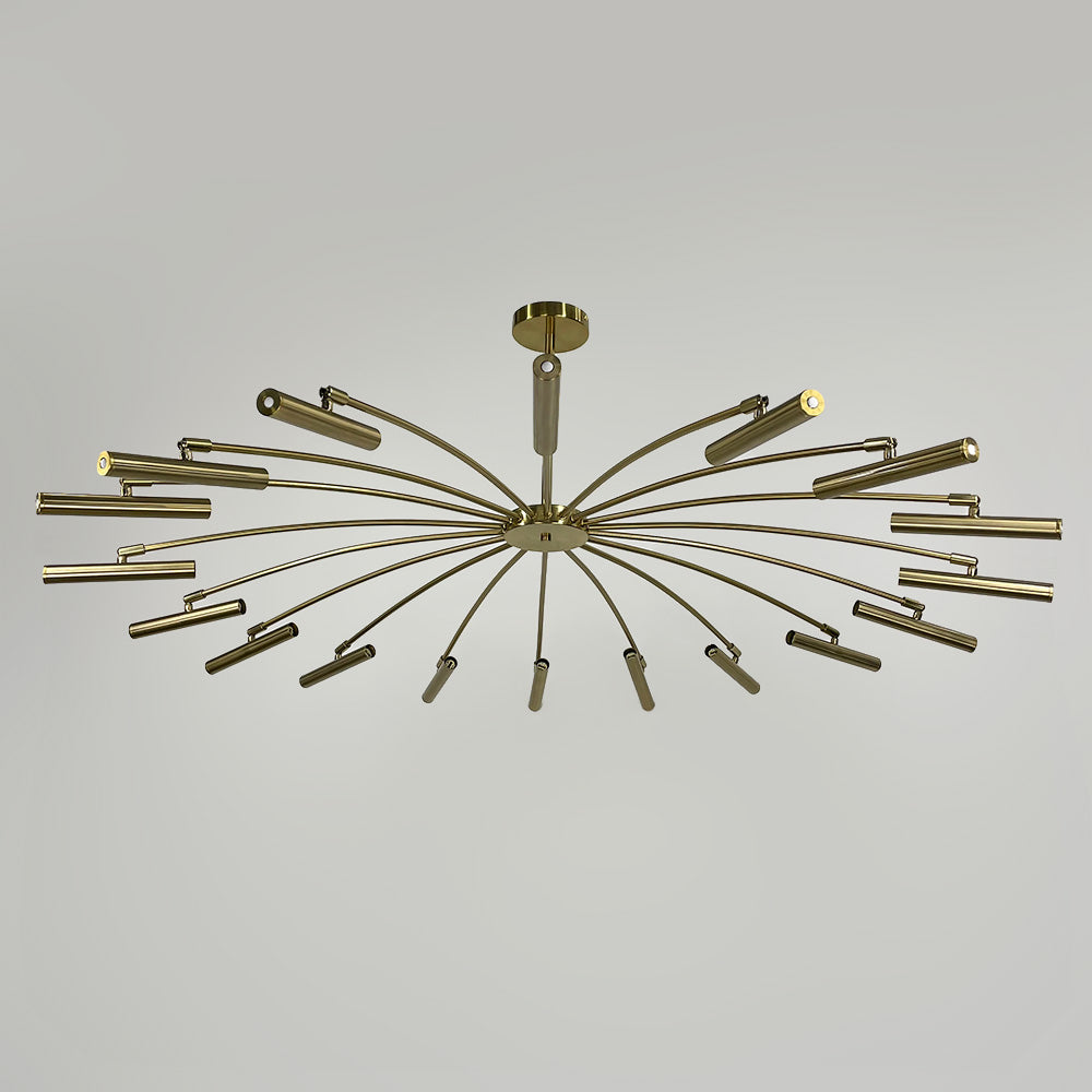 Люстри в 3-х розмірах і 2 кольори D-80/ 100 / 120 см Tubular Slim tube Black / Gold / White 220718-100000932