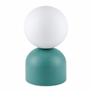 Лампа настільна голуба з білим матовим плафоном H-21 cm G9 Blue Bulb 260240-100007509
