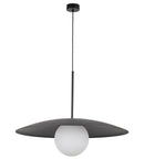 Люстра чорна підвісна D-65 cm E27 Black Plate 250840-100005826