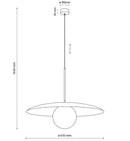 Підвісний світильник бежевий D-65 cm E27 Beige Colours 260440-100007768