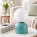 Лампа настільна голуба з білим матовим плафоном H-21 cm G9 Blue Bulb 260240-100007509