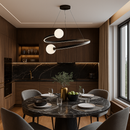 Підвісні люстри Domiana Pearls Black D-50 см / D-60 см / D-80 см Н-25-155 см 3000К-4000К-6000К 231118-100002849