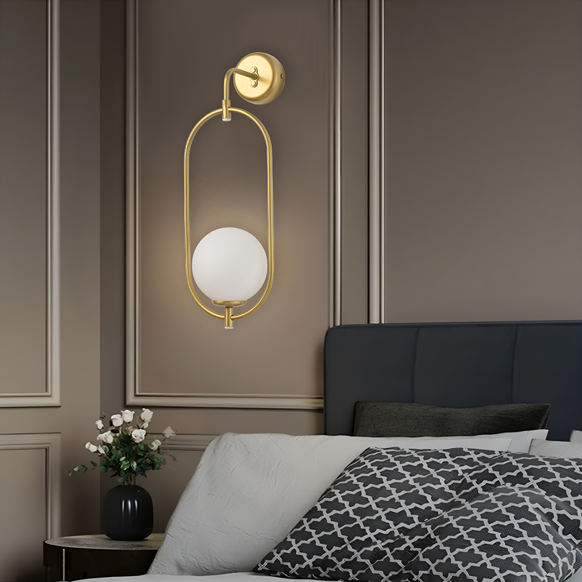 Бра Faro Bollo H-23cm D-22cm E14 Gold 250563-100004824
