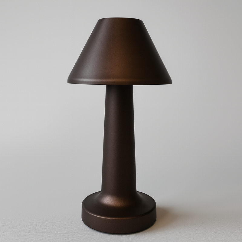 Лампа настільна автономна Cone led lamp Brown matte 240566-100003348