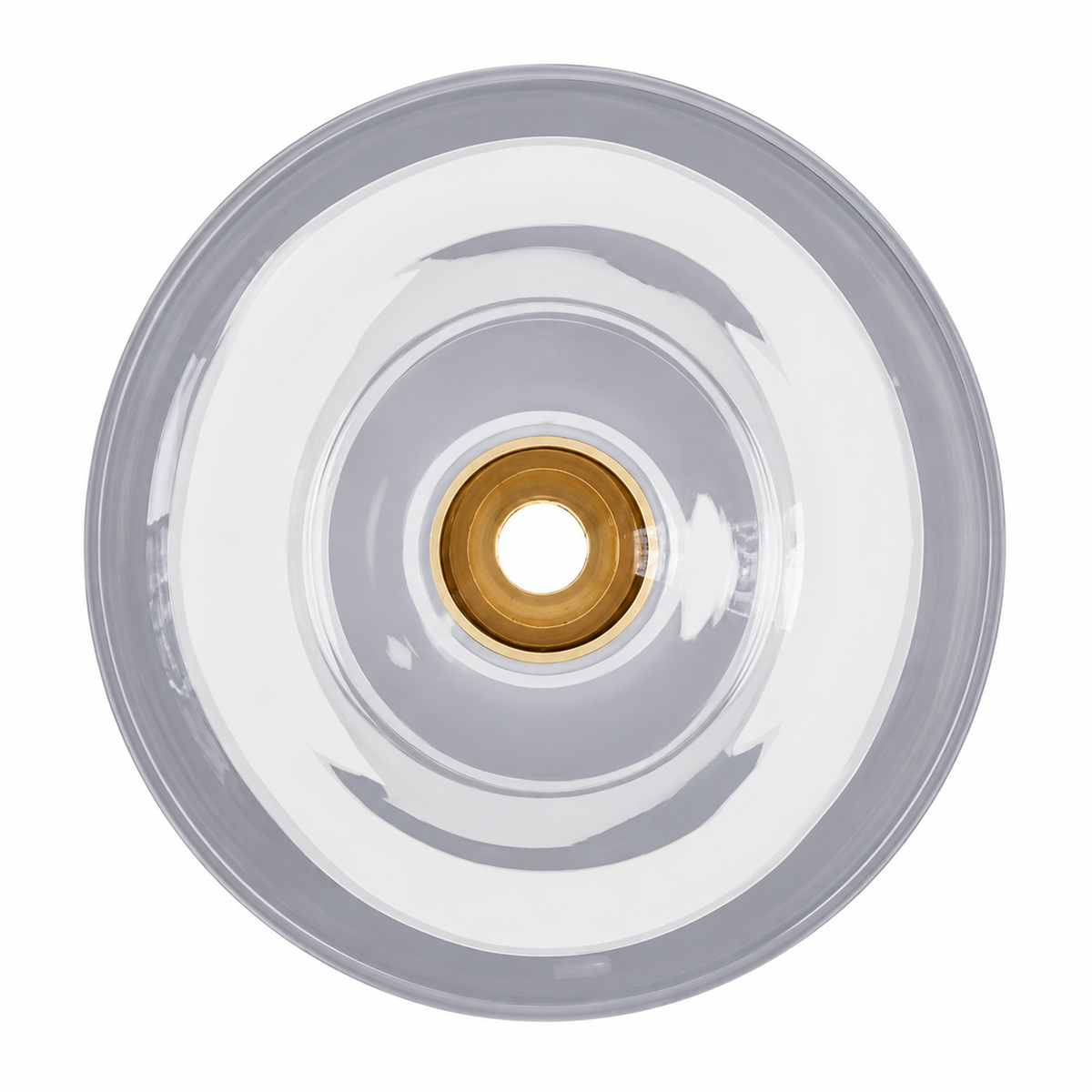 Настінний світильник золотий з прозорим плафоном D-29 cm G9 Transparent Bulb 260633-100008129