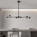 Люстра Spoon 6 L-96 см GU10*6 Black + Chrome 250419-100004429