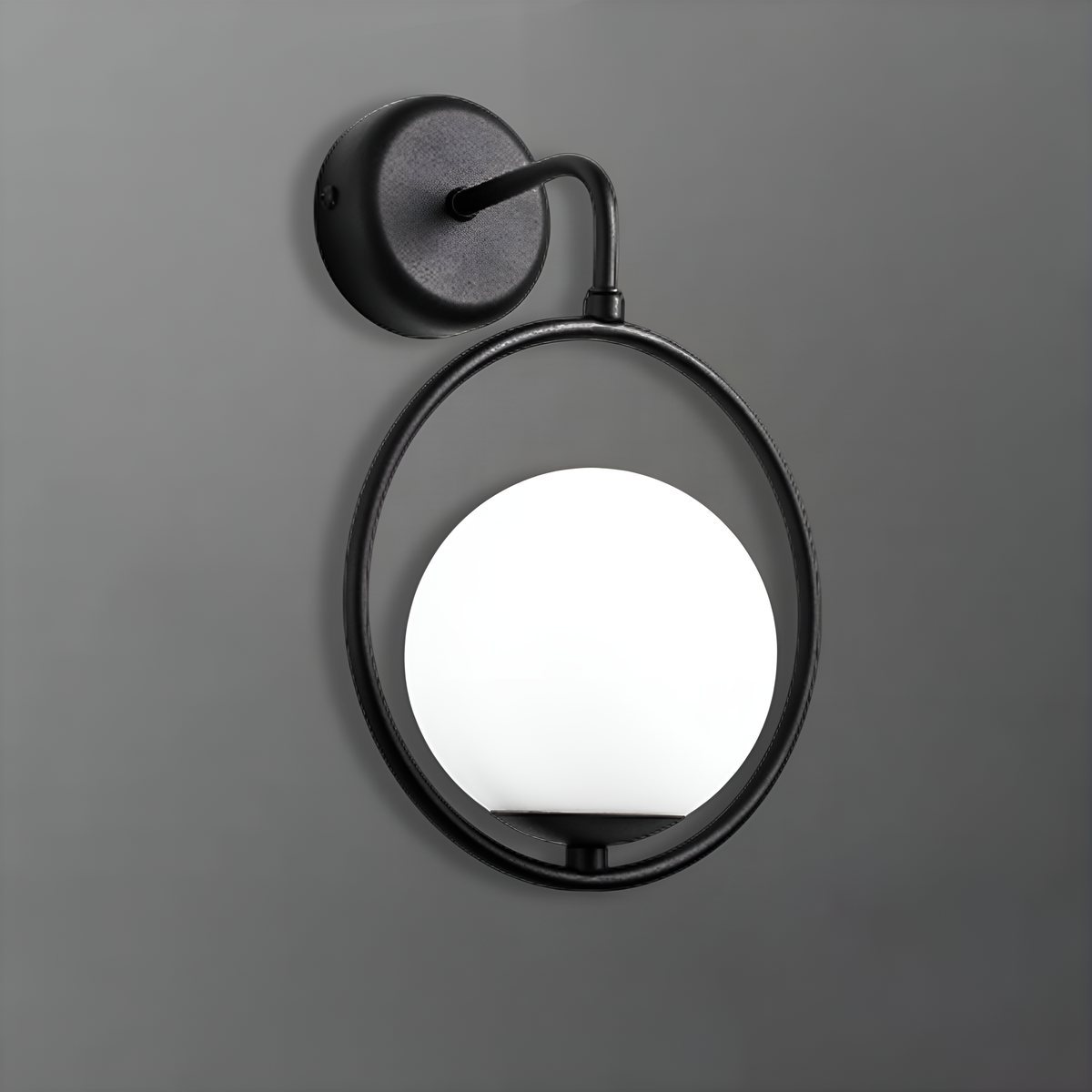 Бра Faro Bollo H-32,5cm D-21,5cm E14 Black 250563-100004827