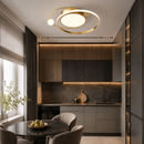 Світильник стельовий золотий з пультом L - 60 cm H - 5 cm Led 78W Gold Saturn 260535-100008011