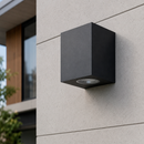Настінний чорний вуличний світильник H-10 cm Led 5W IP54 3000K Black Zoey 260619-100008286