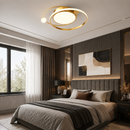 Світильник стельовий золотий з пультом L - 60 cm H - 5 cm Led 78W Gold Saturn 260535-100008011
