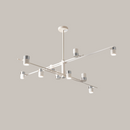 Люстра Супутник Spoon 10 D-130 см White + Chrome 250419-100004455