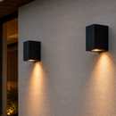 Настінний чорний вуличний світильник H-10 cm Led 5W IP54 3000K Black Zoey 260619-100008286