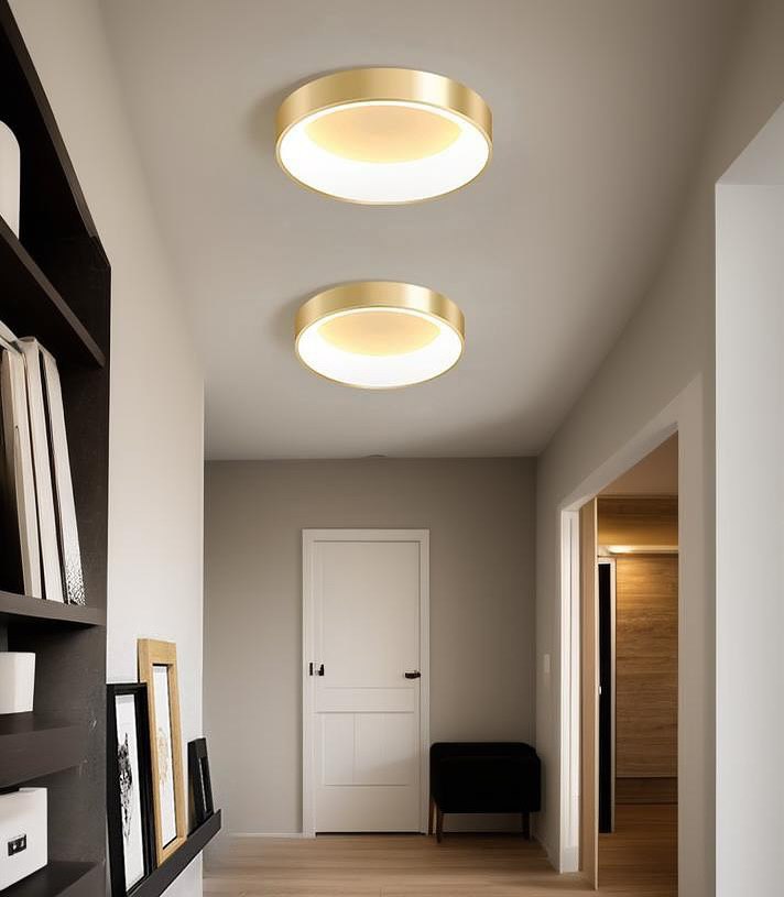 Стельові світильники Ceiling Gold H100 3000K 4000K 6000K D300 Led 25W / D400 Led 35W / D500 Led 45W Gold 241258-100003985