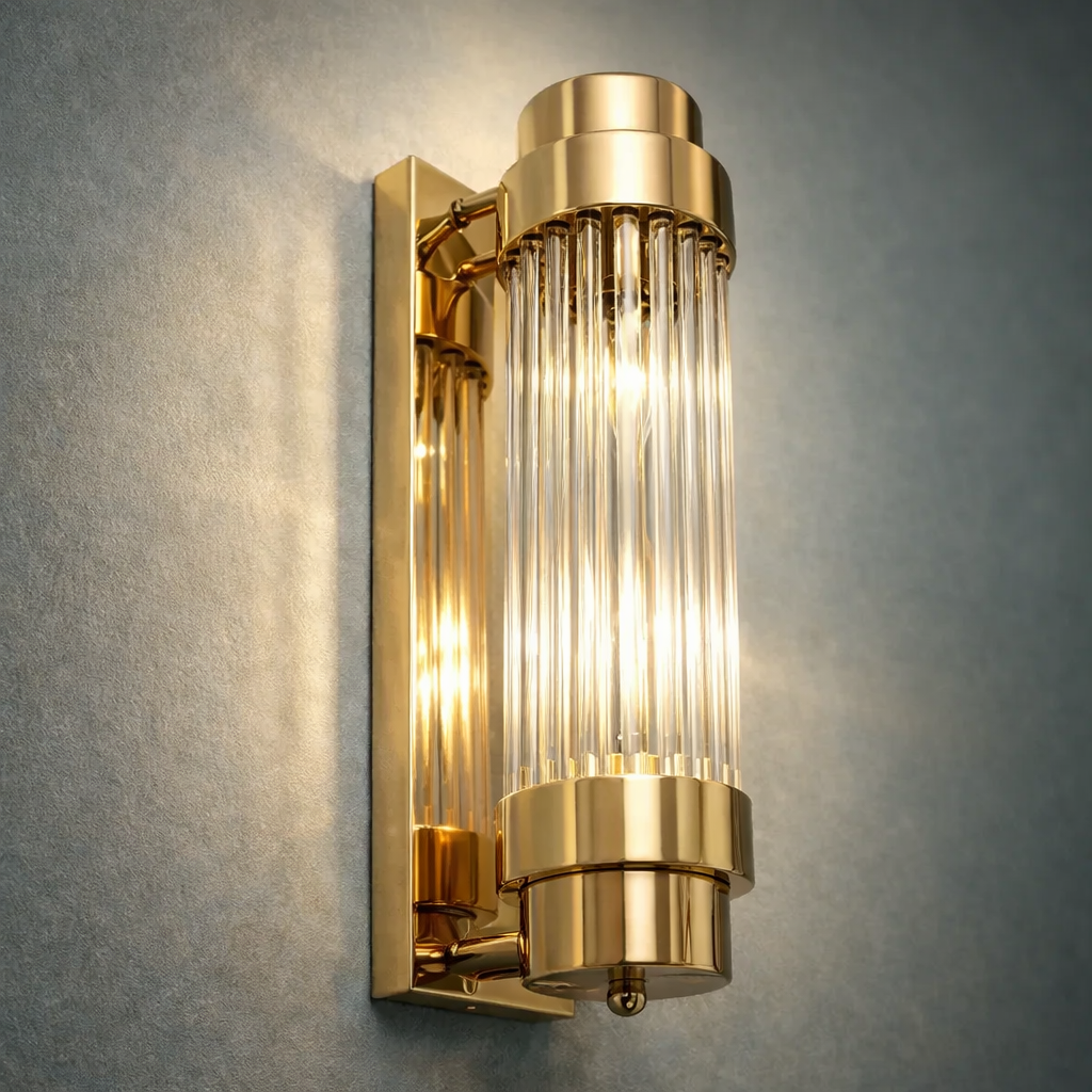 Бра золоте / срібне H-40 cm W-10 cm  E14 Gloss Gold /Gloss Silver Stage Wilfred 220722-100000918