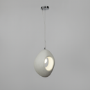 Гіпсовий білий підвісний світильник H-50 cm E27 White Vabi sabi oval 250818-100005792
