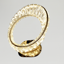 Настінний світильник золотий з кришталевим плафоном Кристал H-30 cm Led Gold+Transparent Crystal diamond 250735-100005481