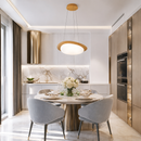 Підвісний бежевий світильник з пультом L - 54 cm Led 44W Beige Wooden Forest 260531-100007942