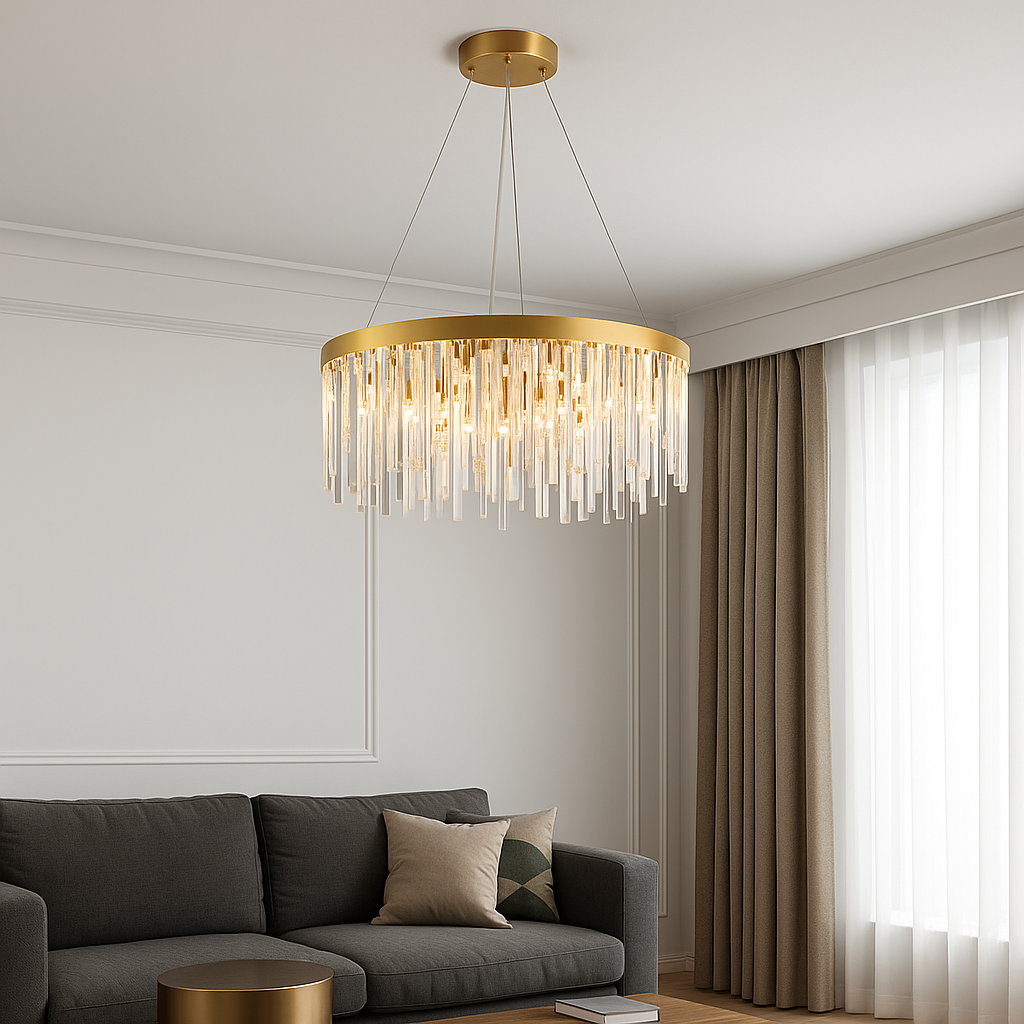 Люстра Crown D-60cm / D-80cm Gold 250488-100004546