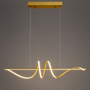 Люстра золота видовжена L- 100 cm Led 100W Gold Line Wave 251088-100006360