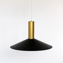 Підвісний світильник чорно - золотий H - 80 cm D - 30 cm Led 15W 3000K Gold + Black Tubie С 260866-100008523