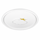 Стельова люстра біла з золотим декором D - 50 cm H - 4,5 cm Led 68W White Circle Deco 260531-100007967