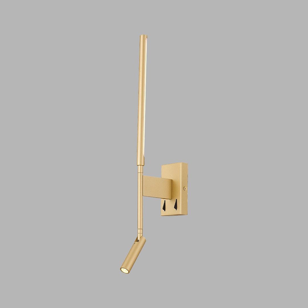Настінний світильник з вимикачем на корпусі Kono read Gold / Silver / White / Black Led 9W Gold 230426-100001518
