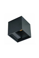 Настінний світильник чорний бра H-10 cm D-10 cm Led 7W Black 250932-100002079