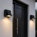Настінний вуличний світильник Led 3W IP54 3000K Black / White Trio 230519-100002074