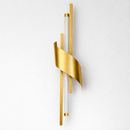 Настінний світильник золотий H-65 cm Led 18W Gold+White Curl 260319-100007693