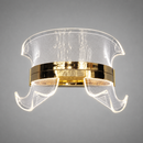 Світильник настінний золотий з фігурним плафоном H-22 cm W-27 cm Led 14W Gold Ring 260735-100008420