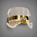 Світильник настінний золотий з фігурним плафоном H-22 cm W-27 cm Led 14W Gold Ring 260735-100008420