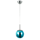 Підвісний світильник бірюзовий з плафоном органічної форми D-15 cm / 18 cm / 28 cm / 38 cm E27 Blue Melt Plazma 251231-100006826