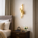 Настінний світильник золотий H-65 cm Led 18W Gold+White Curl 260319-100007693
