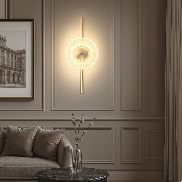 Настінний світильник золотий світлодіодний L-42 cm Led 2,4W Gold Flower Blossom 250818-100005795