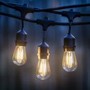 Гірлянда вулична чорна під лампи з підвіскою L-13м E27х20 IP65 Black Fairy hang Garland 251064-100006430