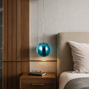 Підвісний світильник бірюзовий з плафоном органічної форми D-15 cm / 18 cm / 28 cm / 38 cm E27 Blue Melt Plazma 251231-100006826