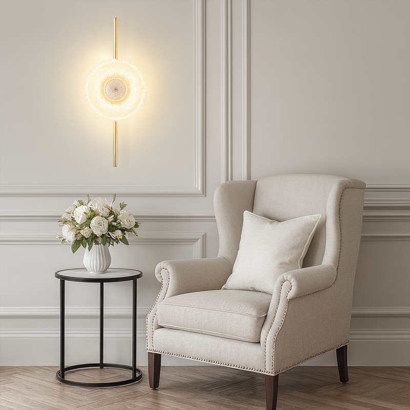 Настінний світильник золотий світлодіодний L-42 cm Led 2,4W Gold Flower Blossom 250818-100005795