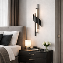 Настінний світильник чорний правий / лівий H-65 cm Led 18W Black+White Curl 260319-100007692