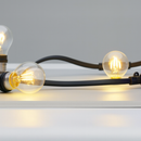 Гірлянда вулична чорна під лампи L-50м E27х100 IP65 Black Fairy Garland 251064-100006423