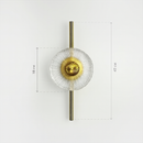 Настінний світильник золотий світлодіодний L-42 cm Led 2,4W Gold Flower Blossom 250818-100005795