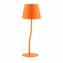 Лампа настільна помаранчева з хвилястою основою H-37 cm E27 Orange Wavy 260240-100007515