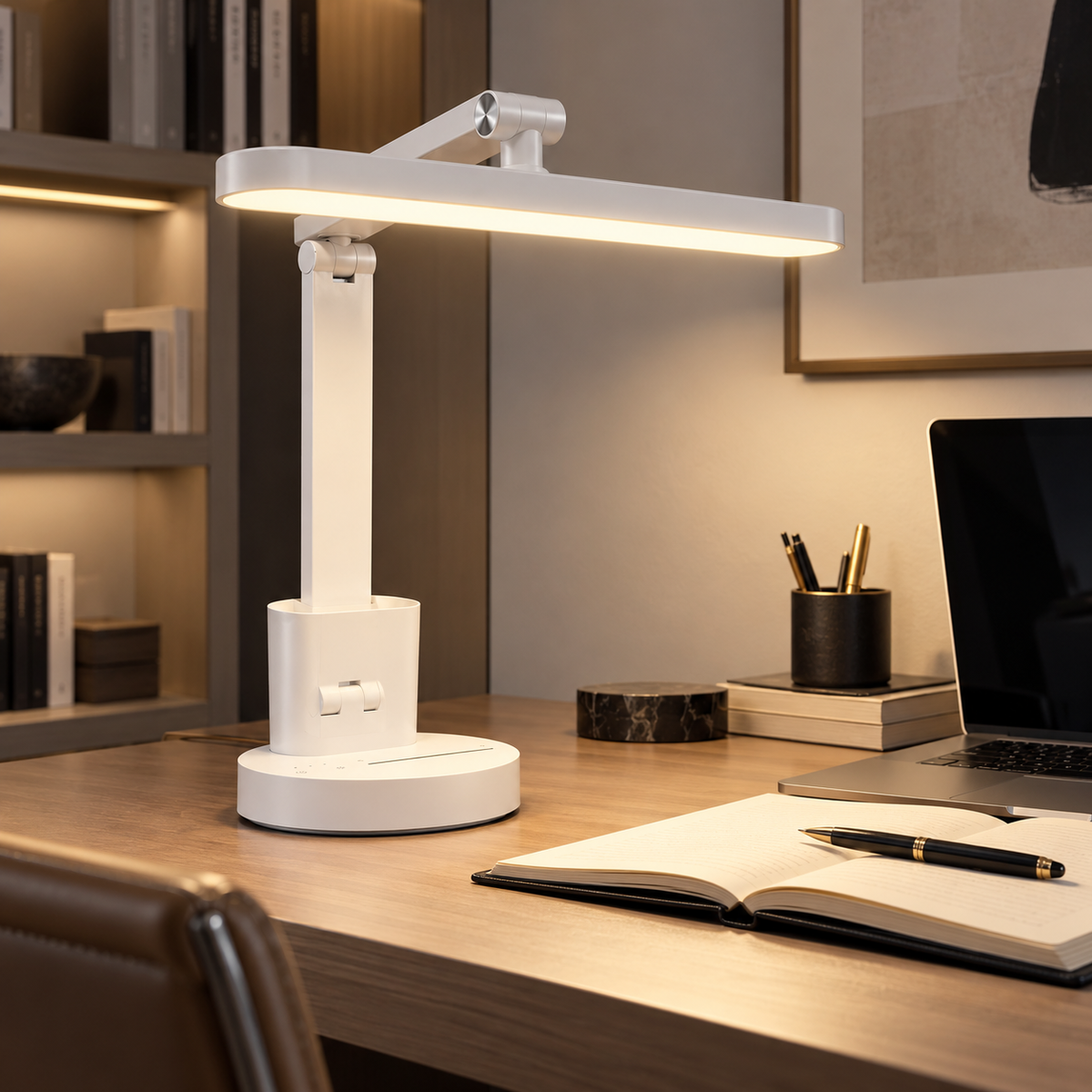 Настільна біла лампа акумуляторна H - 32 cm Led 10W USB - C 3000/4000/6000K White Trinee 261054-100009119