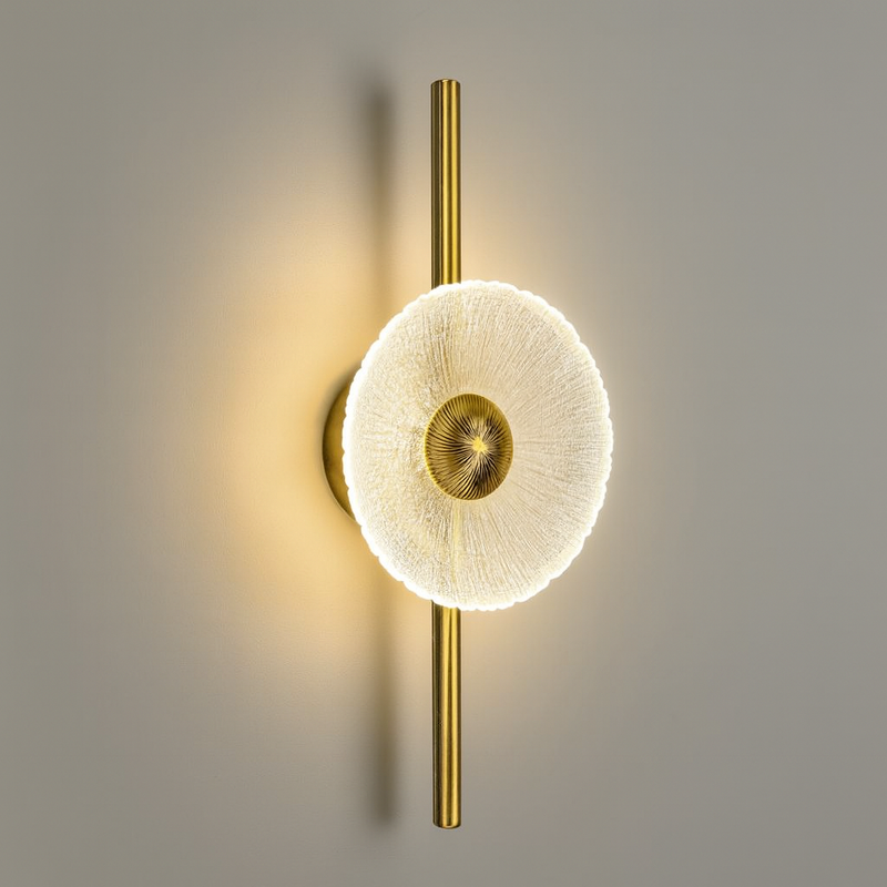 Настінний світильник золотий світлодіодний L-42 cm Led 2,4W Gold Flower Blossom 250818-100005795