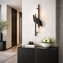 Настінний світильник чорний правий / лівий H-65 cm Led 18W Black+White Curl 260319-100007692