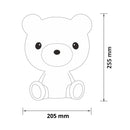 Акумуляторна лампа ведмедик H-25.5 cm Led 2.5W White Bear 251240-100006824