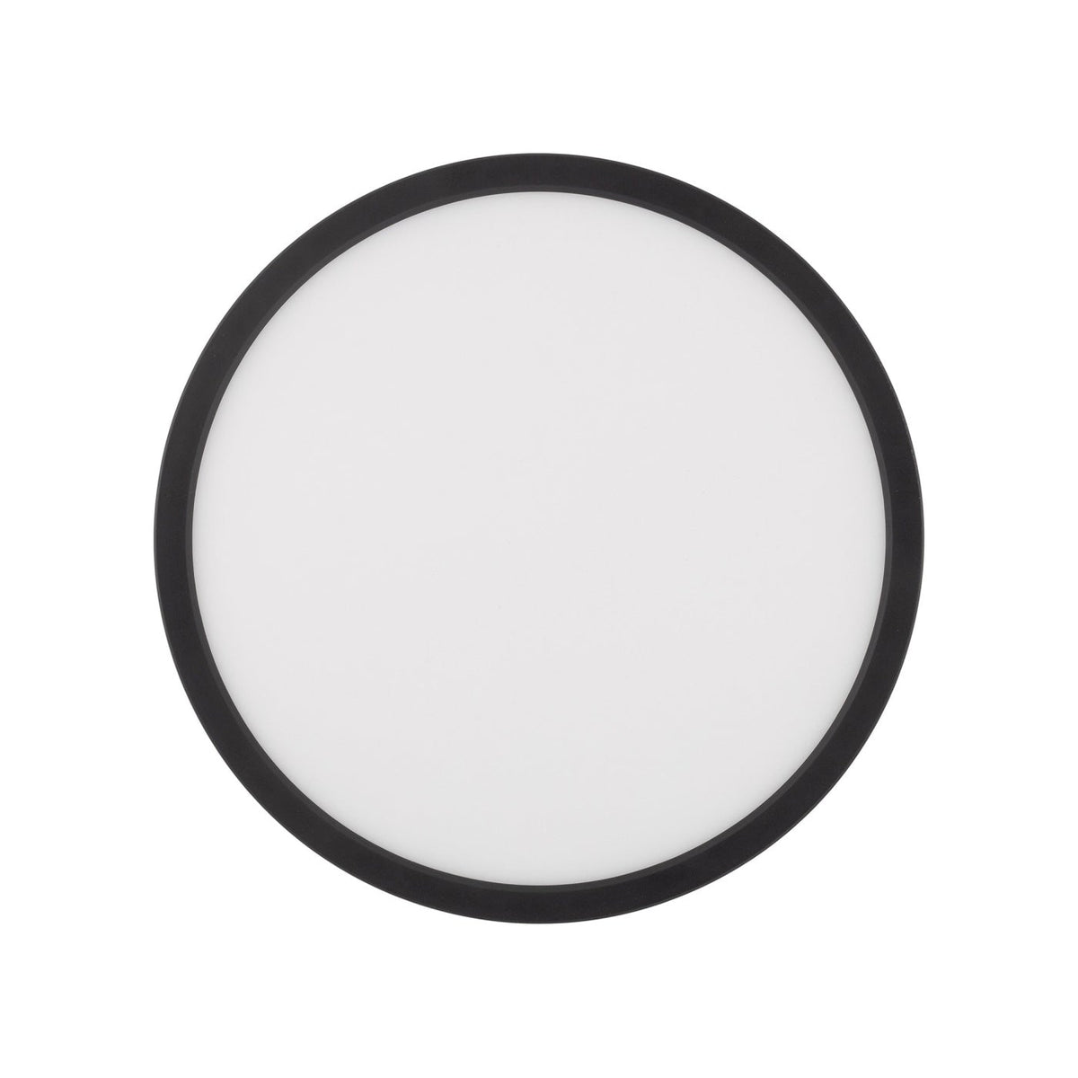 Стельовий світильник ультратонкий чорний світлодіодний D-30 cm H-3 cm IP54 Led 24W Black Circle 250940-100006035