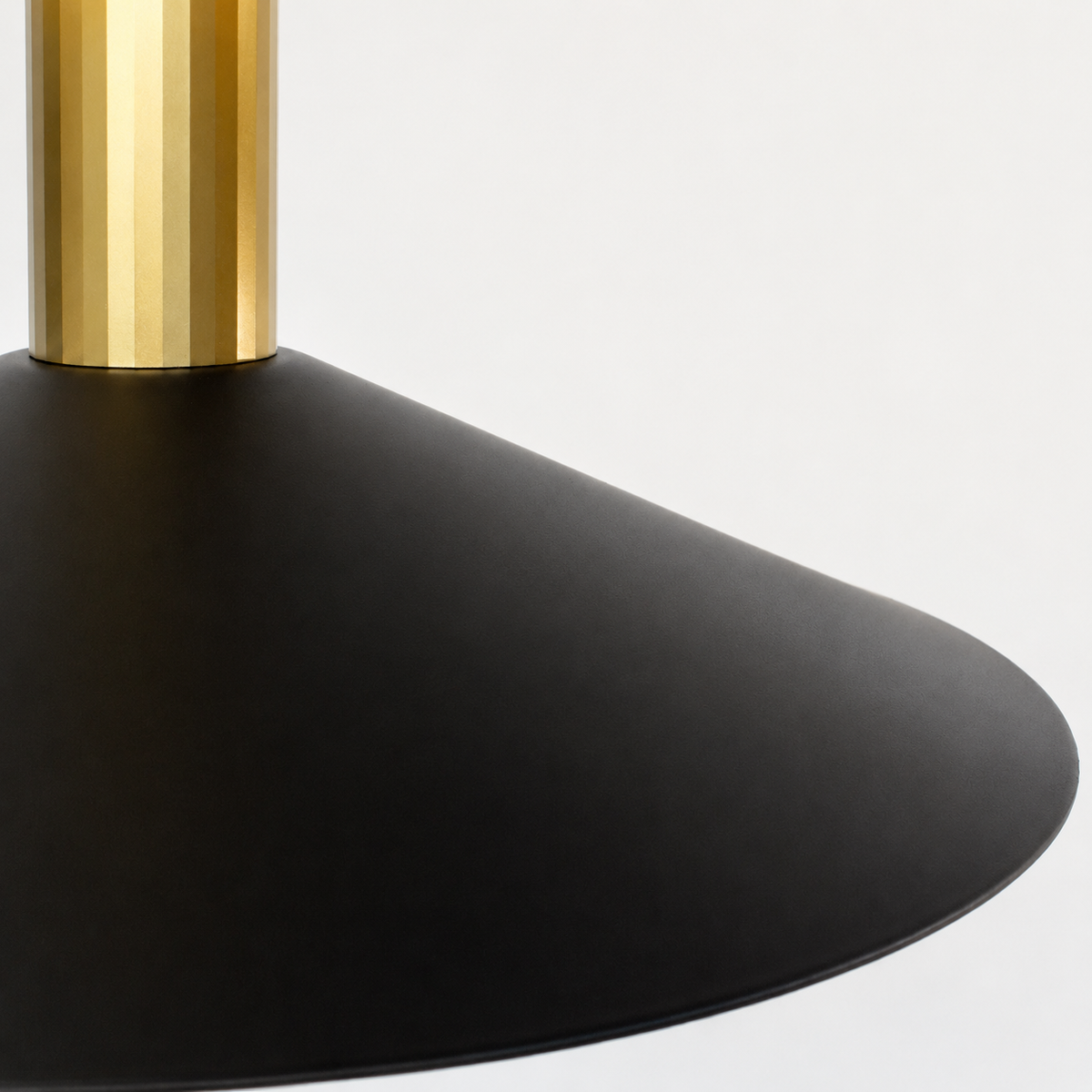 Підвісний світильник чорно - золотий H - 80 cm D - 30 cm Led 15W 3000K Gold + Black Tubie С 260866-100008523